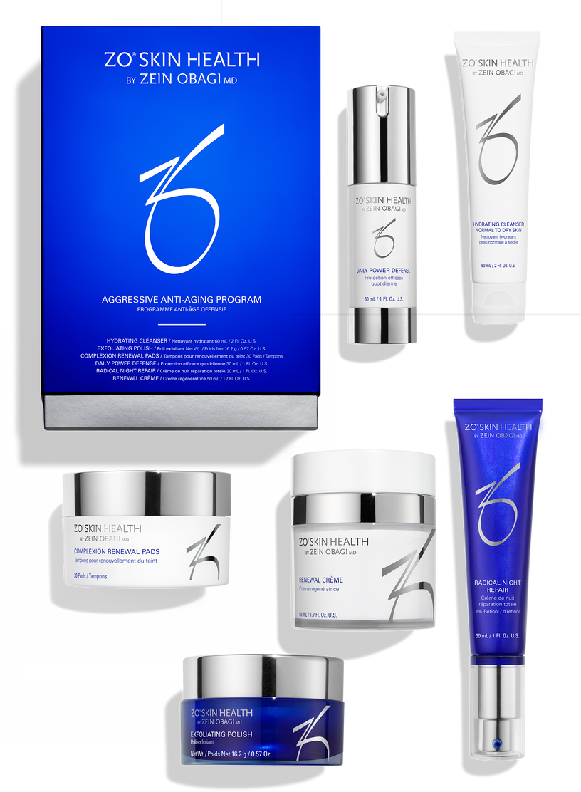 Aggressive anti-aging program – routine de soin anti-âge intensive