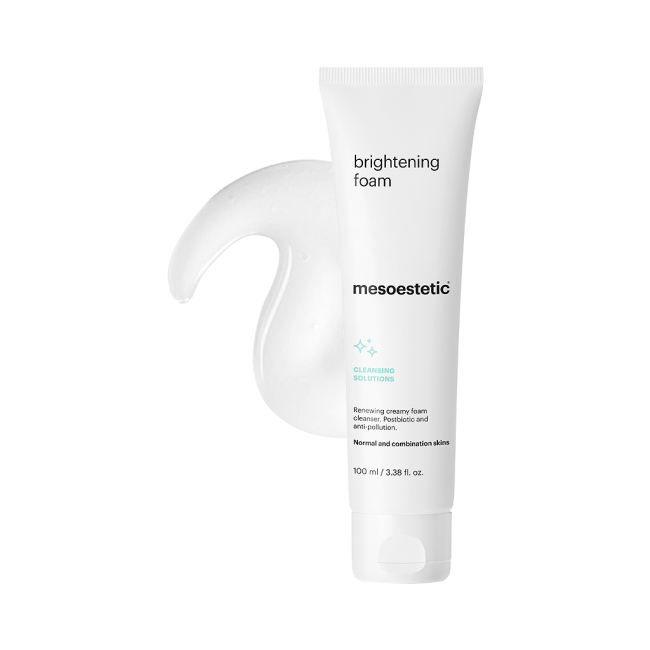 brightening foam – mousse nettoyante pour le visage